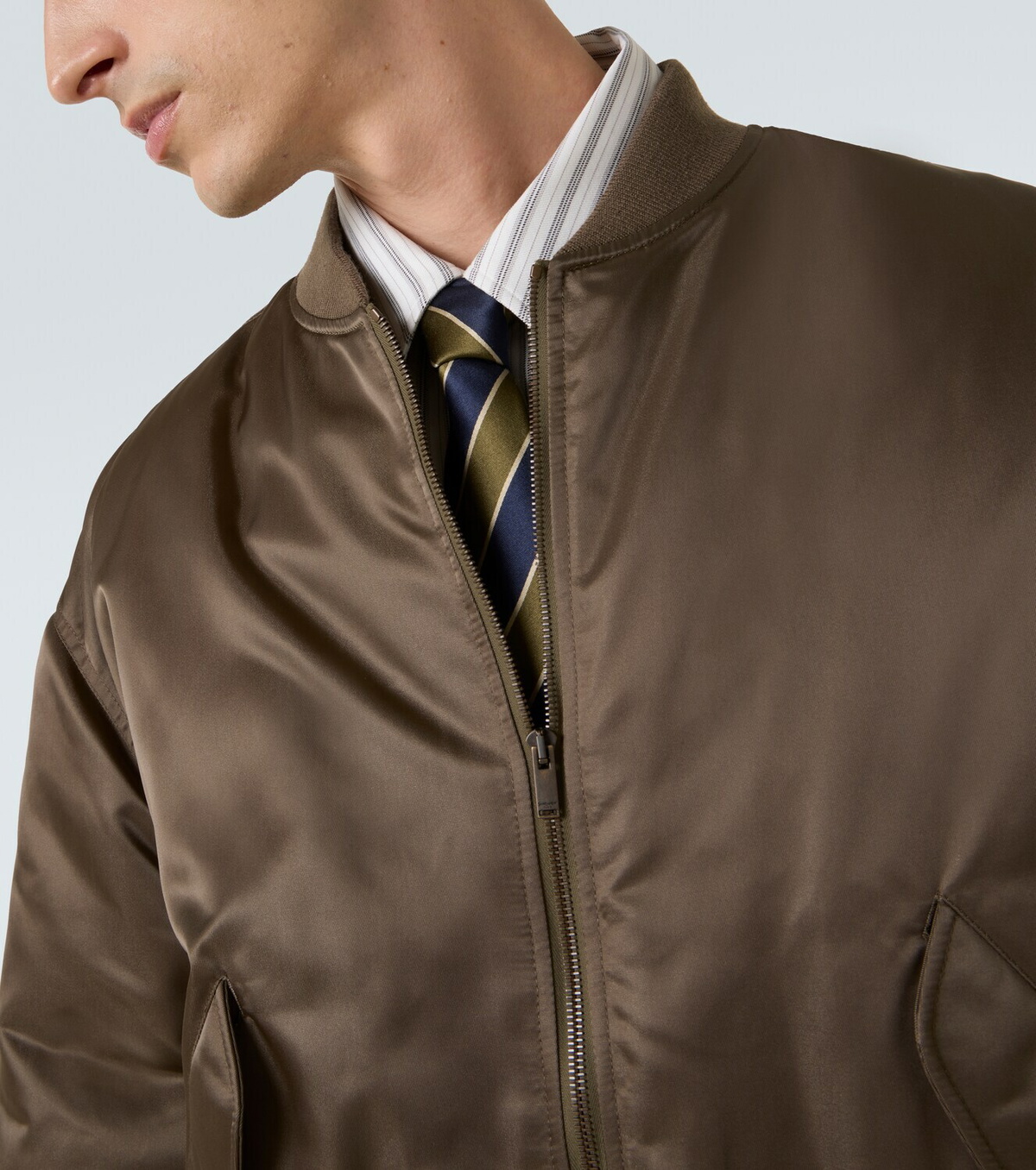 Saint Laurent Twill bomber jacket