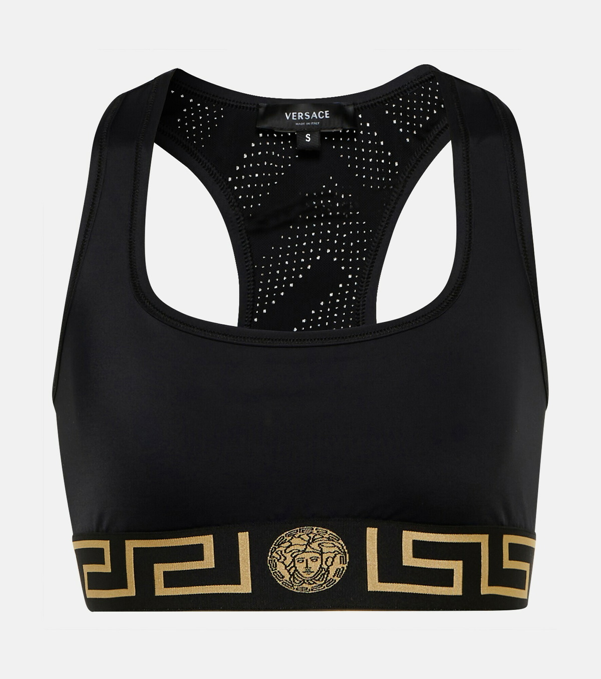 Versace - Greca racerback sports bra Versace