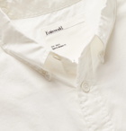Entireworld - Giant Oversized Button-Down Collar Organic Cotton Oxford Shirt - White