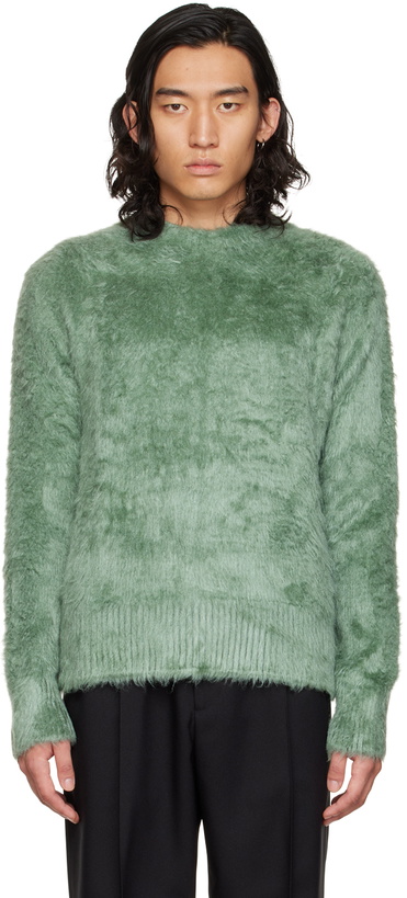 Photo: Jil Sander Green Crewneck Sweater