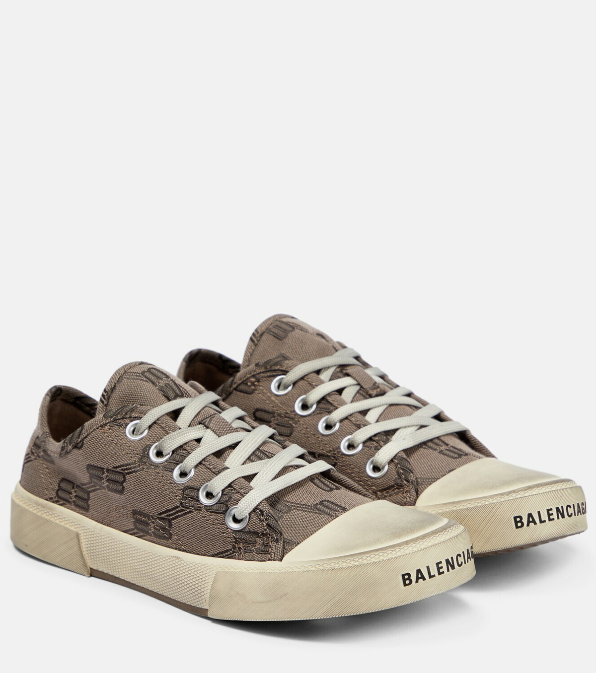 BALENCIAGAバレンシアガParis BB Monogram Sneakersスニーカー 0400018131585_MINKGREYBROWN?