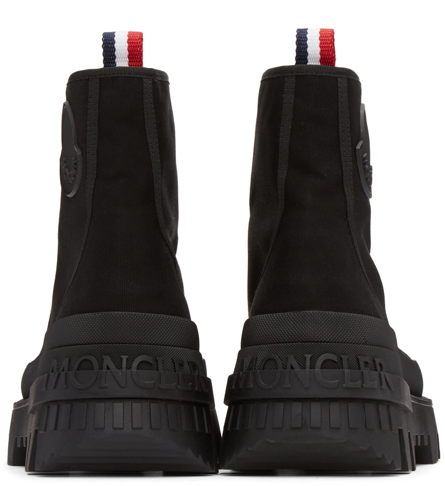 靴 MONCLER HYKE HYKE DESERTYX ANKLE BOOTS Moncler - Hyke Desertyx Canvas and Rubber Ankle Boots - Black Moncler