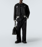 Balenciaga x NBA logo satin bomber jacket