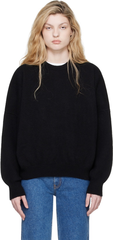 Photo: KHAITE Black Margaux Sweater