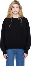 KHAITE Black Margaux Sweater