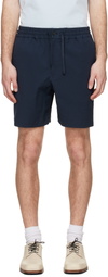 Maison Kitsuné Navy Elasticated Shorts
