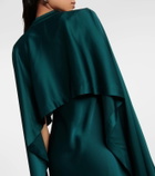 Simkhai Amory caped gown