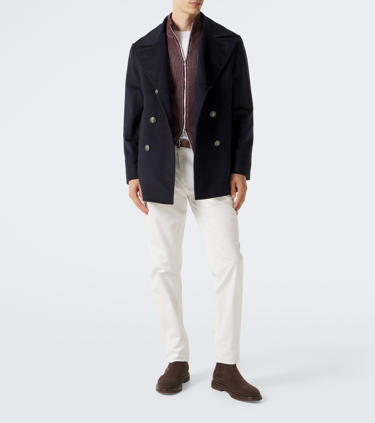 Brunello Cucinelli Virgin wool peacoat