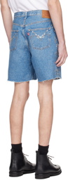 Anna Sui SSENSE Exclusive Blue Denim Shorts