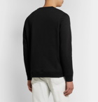 Loewe - Logo-Embroidered Loopback Cotton-Jersey Sweatshirt - Black