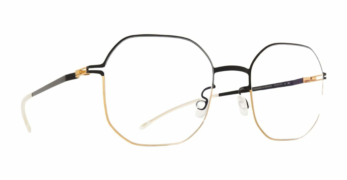 Mykita Cat - Gold / Jet Black Rx Glasses