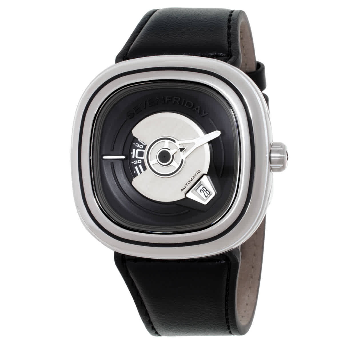 Sevenfriday Pe Automatic Black Dial Mens Watch PE1/01