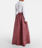 Markarian Morgaine floral maxi skirt