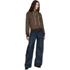 Wales Bonner Brown Modernist Jacquard Hooded Track Jacket
