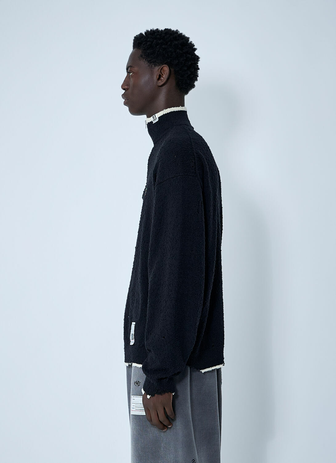 Maison Mihara Yasuhiro Distressed Sweater