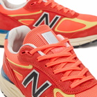 New Balance 990v4 Sneaker in Urgent Red