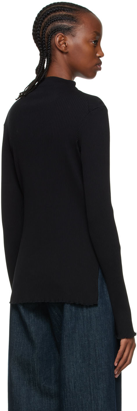 Filippa K Black Zula Long Sleeve T Shirt Filippa K