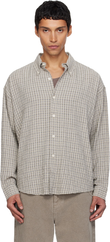 Photo: mfpen Gray Button Down Shirt