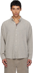 mfpen Gray Button Down Shirt