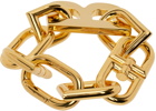 Balenciaga Gold XXL B Chain Bracelet