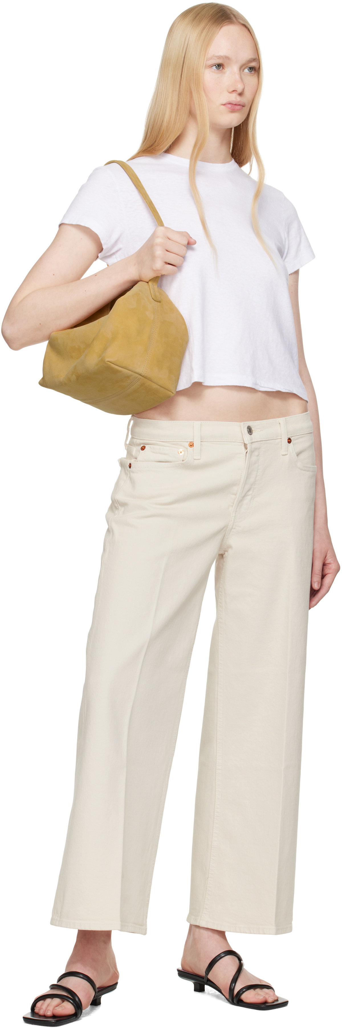 Re/Done White Hanes Edition Classic T-shirt
