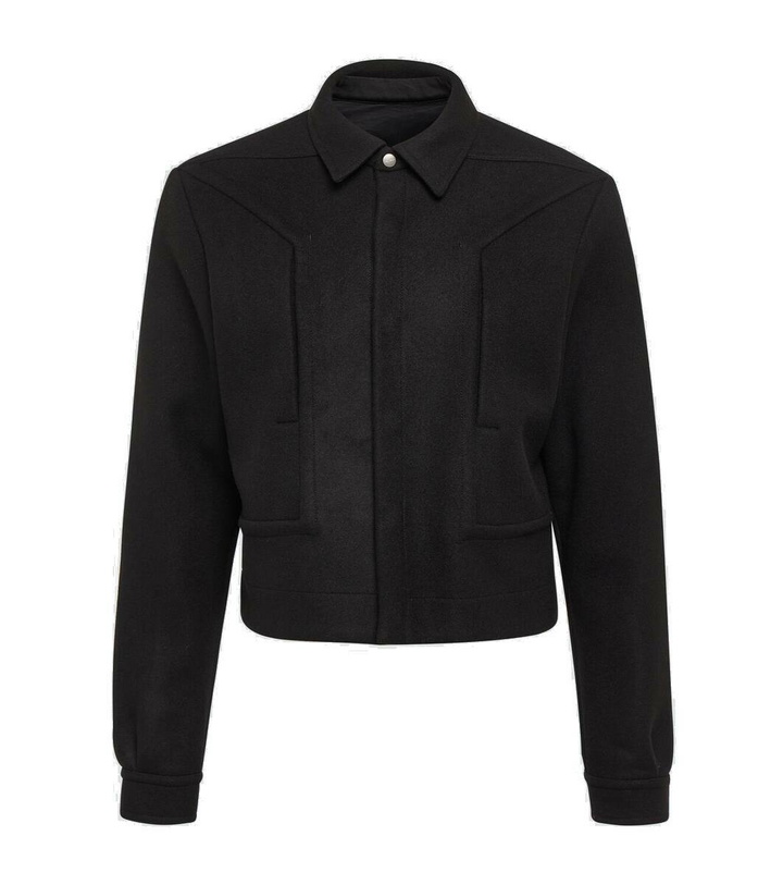 Photo: Rick Owens Cropped virgin wool jacket