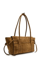 Mulberry Small Soft Bayswater Suede Shoulder bag - Sand - One Size