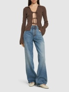DESIGNERS REMIX Taliana Ribbed Cotton Blend Shirt