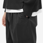 Comme Des Garçons Homme Men's Nylon Taffeta 3 Layer Pants in Black