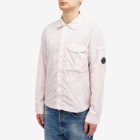 C.P. Company Men's Chrome-R Pocket Overshirt in Heavenly Pink