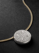 EÉRA - Smile Gold and Silver Diamond Necklace