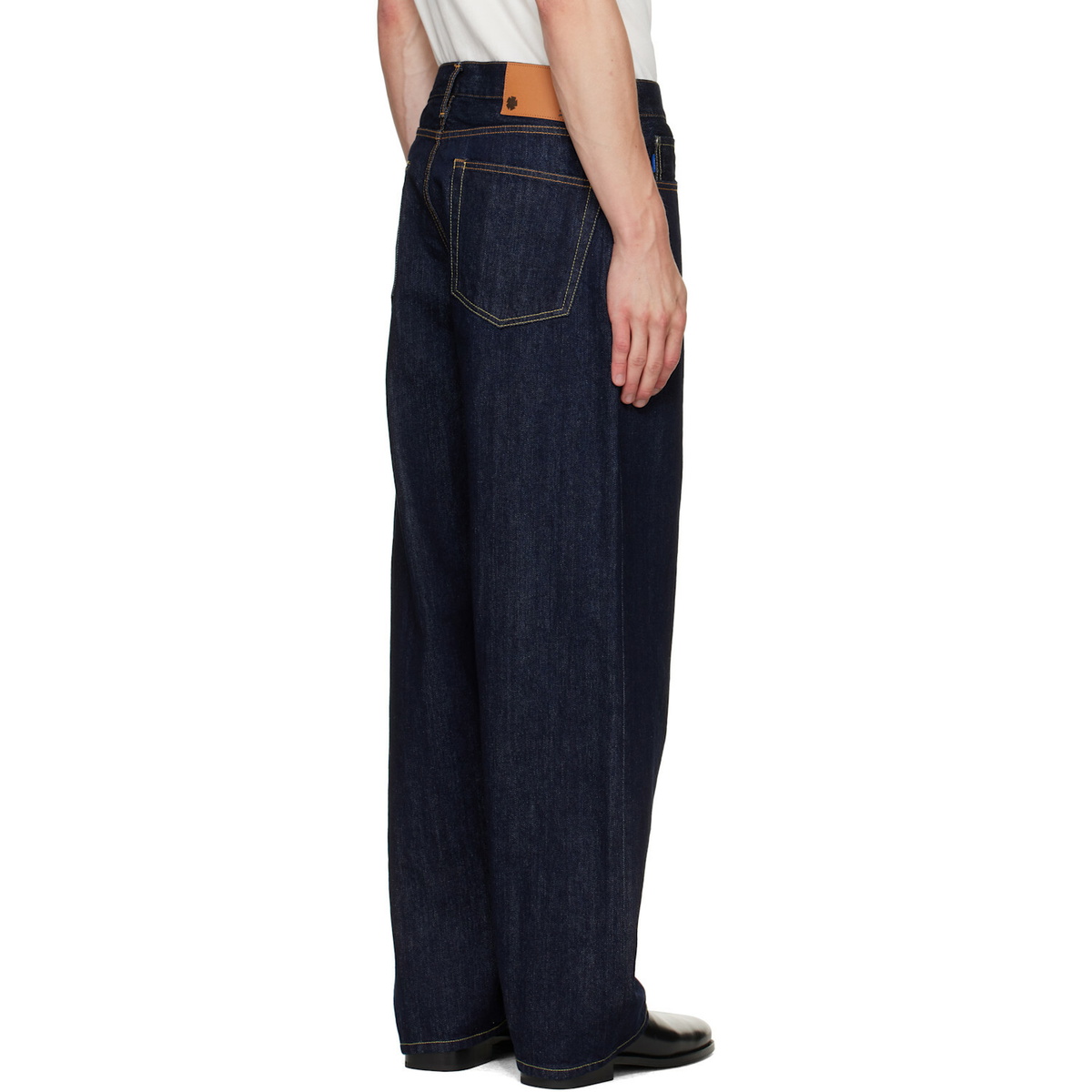vowels Blue Baggy Jeans