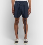 Fear of God - Wide-Leg Nylon Drawstring Shorts - Blue