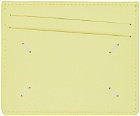 Maison Margiela Yellow Four Stitches Card Holder