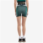 Casablanca Women's Seamless Cycling Shorts in Evergreen