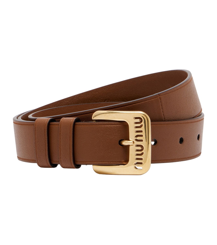 Photo: Miu Miu Leather belt