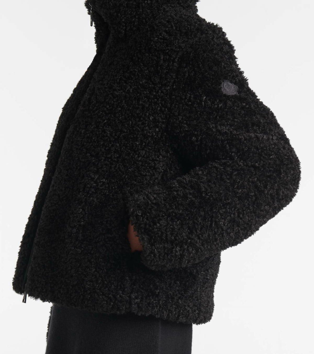 【希少】MONCLER Bridoire テディボンバージャケット ブラック Moncler Bridoire teddy bomber jacket Moncler
