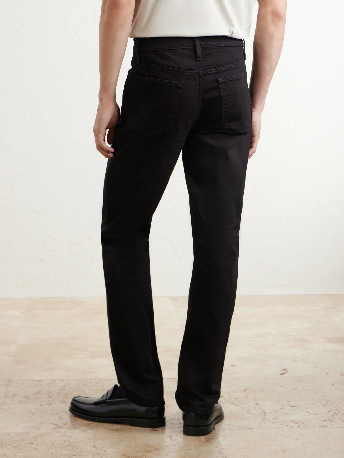 FRAME - Modern Straight-Leg Jeans - Black