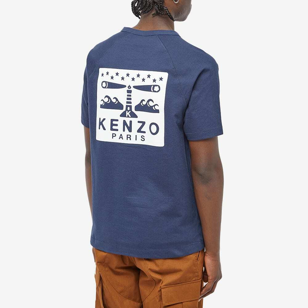 【新品】KENZO PARIS LIGHTHOUSE SLIM T-SHIRT Kenzo Paris Men's Lighthouse Slim T-Shirt in Midnight Blue Kenzo