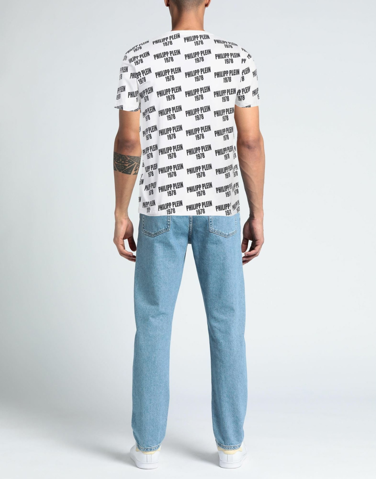 Philipp Plein Mens T-shirt in White