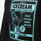 ICECREAM Men's Magazine Ad Crew Sweat in Black