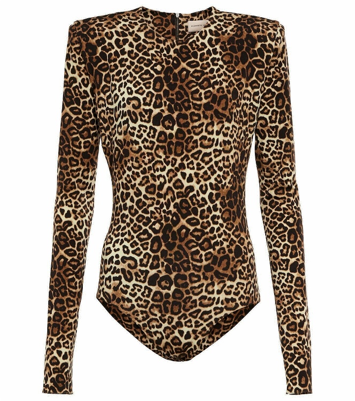 Photo: Alexandre Vauthier - Leopard-print stretch bodysuit