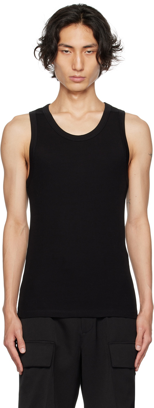 Róhe Black Scoop Neck Tank Top