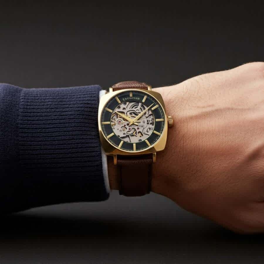 Thomas Earnshaw Moorgate Black Dial Mens Watch ES-8319-03