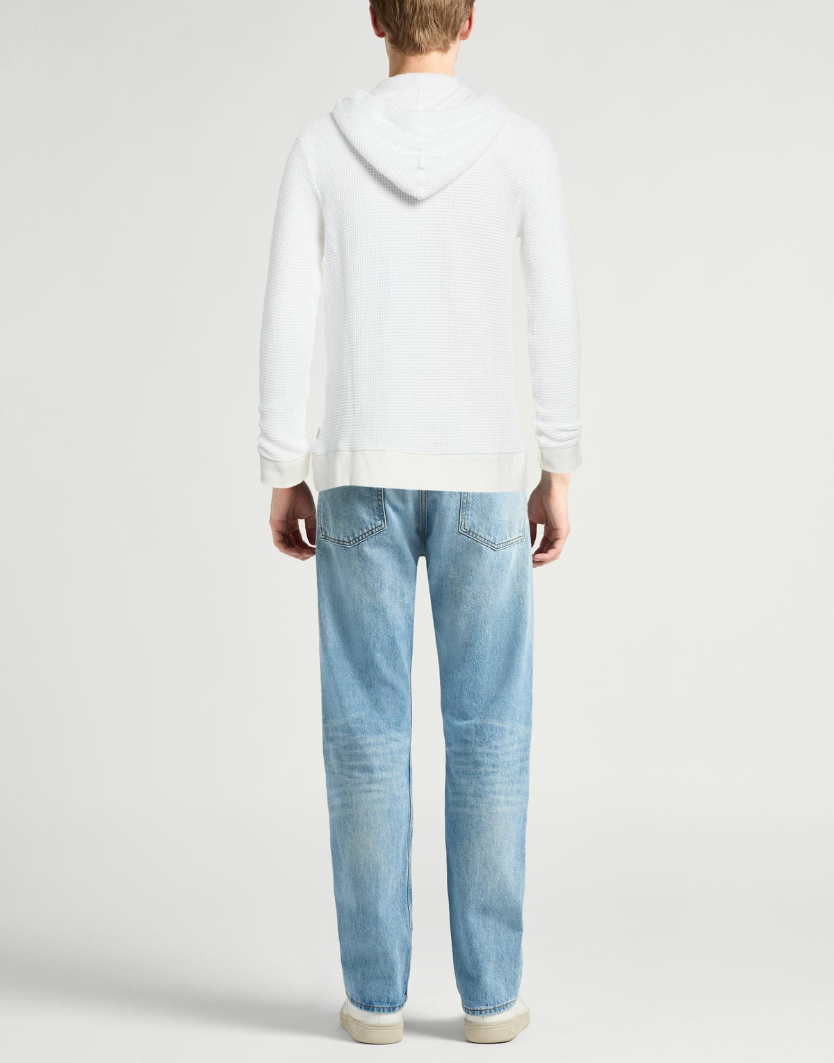 Crossley Mens Sweatshirt in White