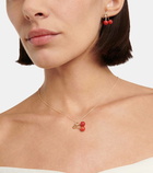 Aliita Cereza 9kt gold and coral necklace