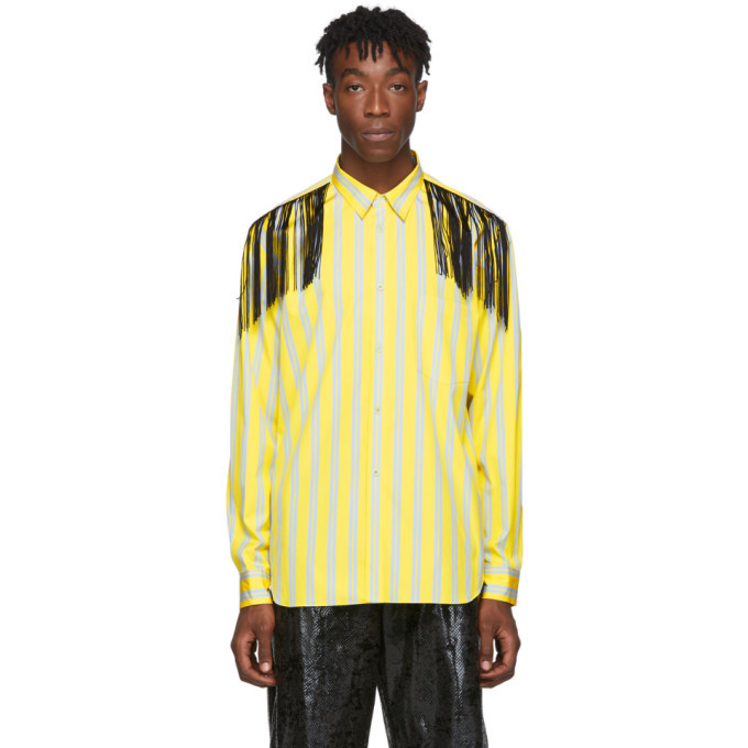 Photo: Comme des Garcons Homme Plus Yellow Fringed Shirt