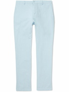 Orlebar Brown - Alexander Straight-Leg Linen and Cotton-Blend Trousers - Blue