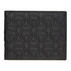 Salvatore Ferragamo Black Gancini Embossed Wallet