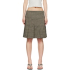 OUR LEGACY Brown Girdle Miniskirt